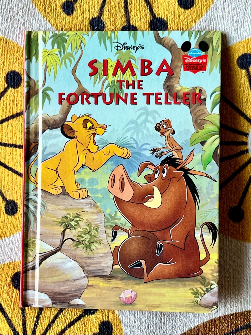 VTG 1998 Disneys Lion King Simba The Fortune Tellers Hardback Book